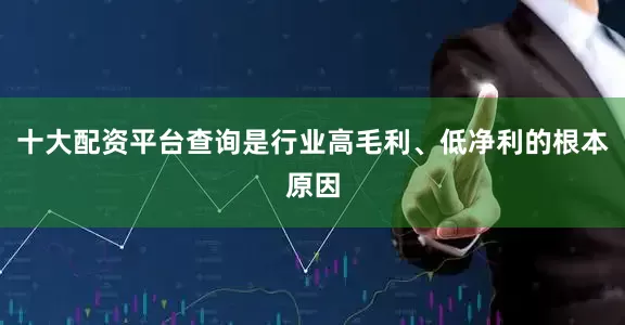 十大配资平台查询是行业高毛利、低净利的根本原因